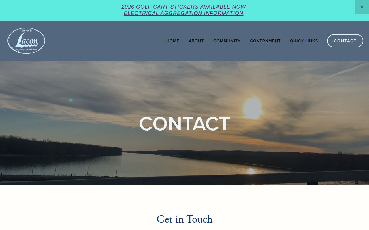City of Lacon Illinois contact and FOIA route for local arrest records